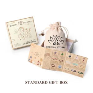 Buddha Stones "Wishing You Fortune and Good Luck" Year of the Horse Brooch Includes Gift Message Card
