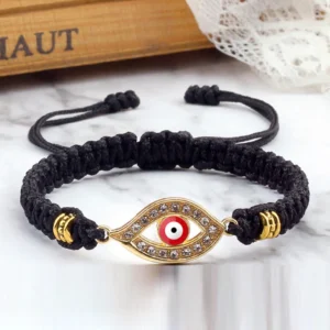 Buddha Stones Evil Eye Keep Away Evil Spirits String Bracelet
