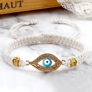 Buddha Stones Evil Eye Keep Away Evil Spirits String Bracelet